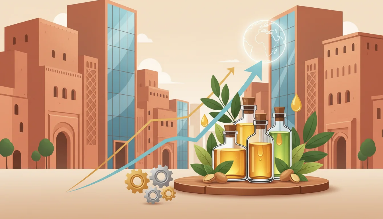Huiles cosmétiques naturelles Maroc : projet rentable 2026