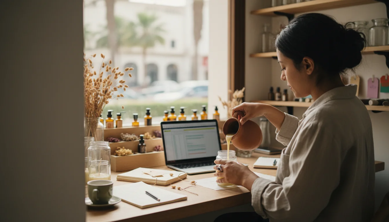 Bougies artisanales au Maroc : projet rentable dès 8 000 MAD
