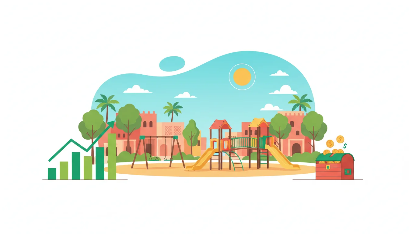 Parc de jeux enfants au Maroc : coûts et rentabilité 2026