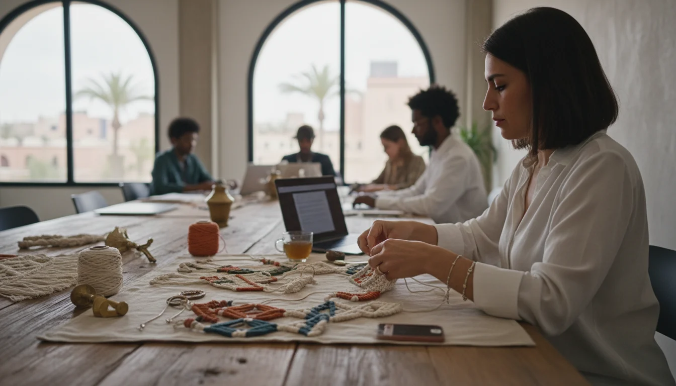 صناعة إكسسوارات المكرامي بنقوش مغربية: دليل شامل 2026