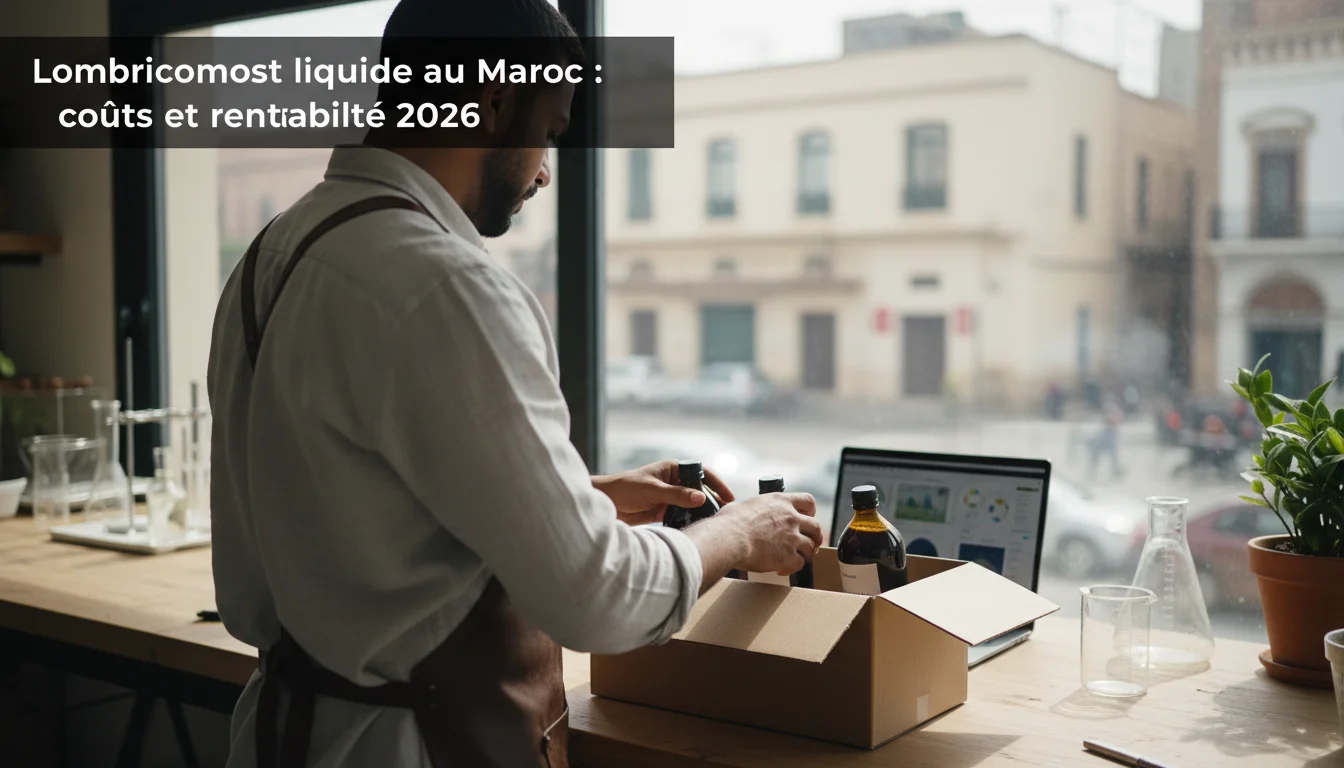 Lombricompost liquide au Maroc : coûts et rentabilité 2026