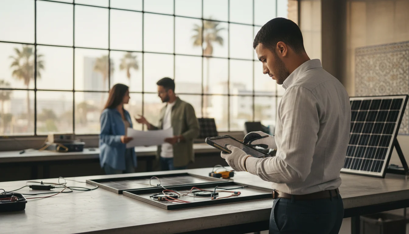 Maintenance panneaux solaires au Maroc : lancer son service 2026